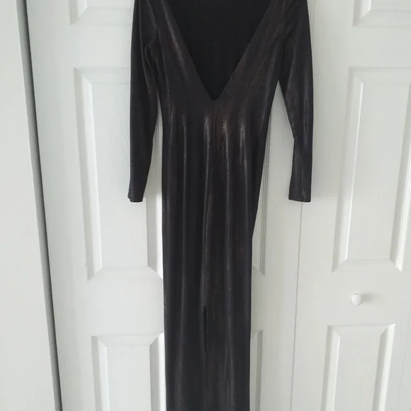 Real Bebe Coppertail full length dress - Picture 4 of 4